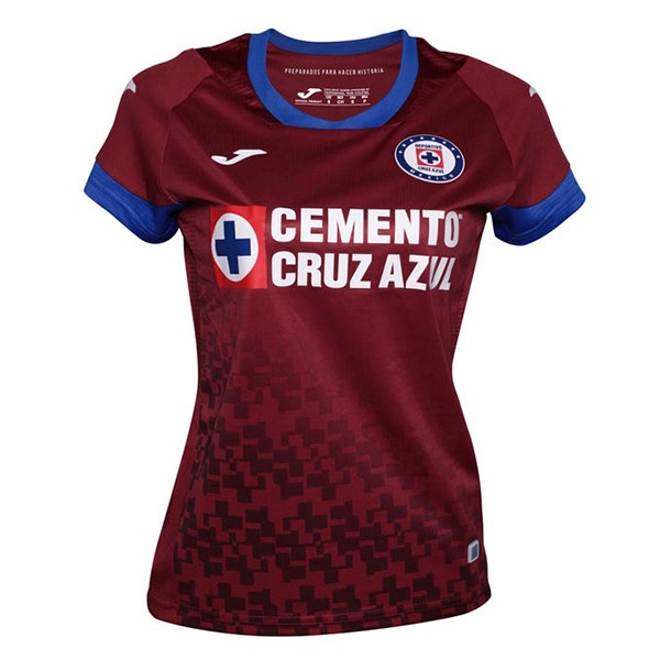 Camiseta Cruz Azul 2ª Mujer 2020 2021 Rojo